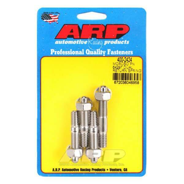 ARP Moroso 64927 dual return spring no spacer plate SS carb stud kit - 400-2424