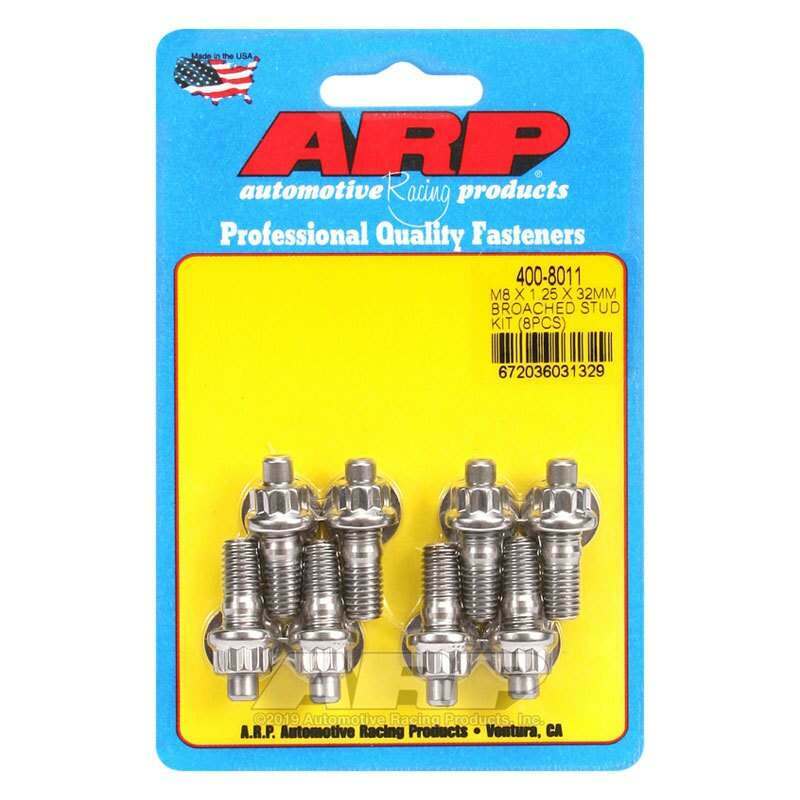 ARP M8 X 1.25 X 32mm broached stud kit - 8pcs - 400-8011