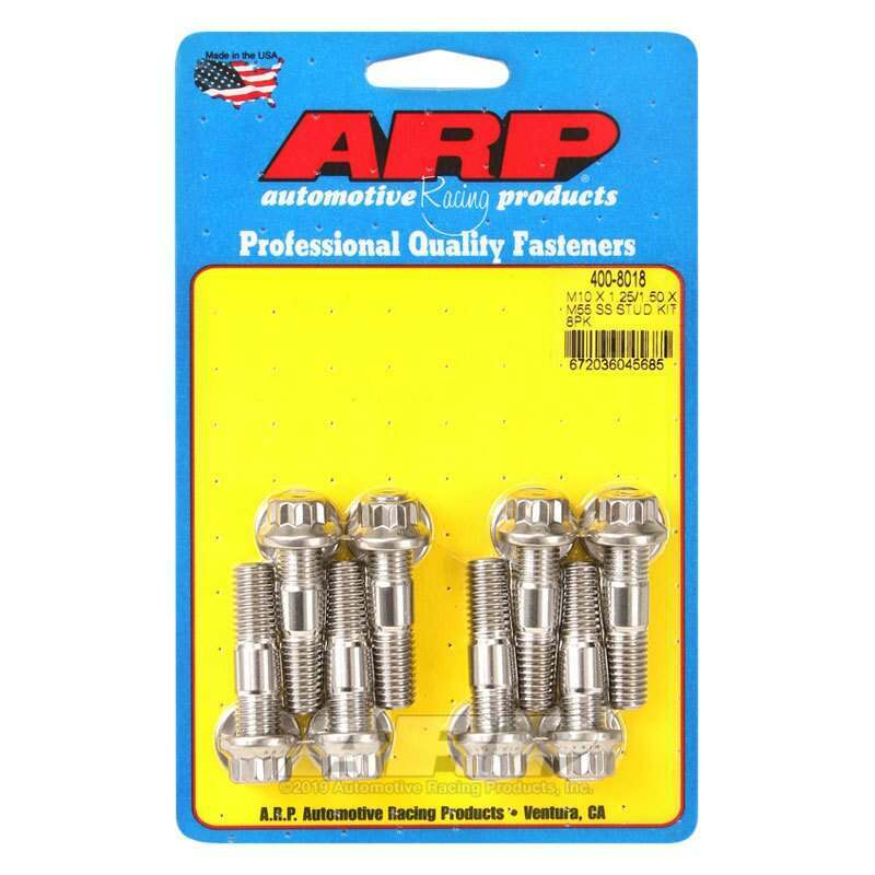 ARP M10 X 1.25/1.50 X 48mm broached stud kit 8pcs - 400-8018