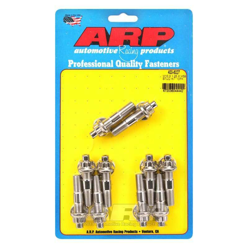 ARP M10 X 1.25 X 55mm broached stud kit 10pcs - 400-8027