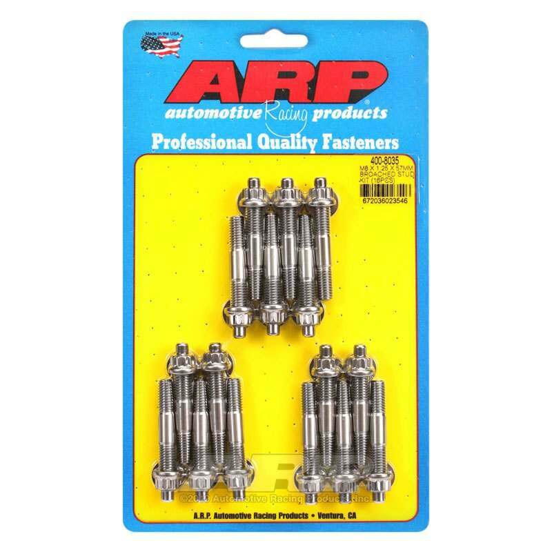 ARP M8 X 1.25 X 57mm broached stud kit - 16pcs - 400-8035