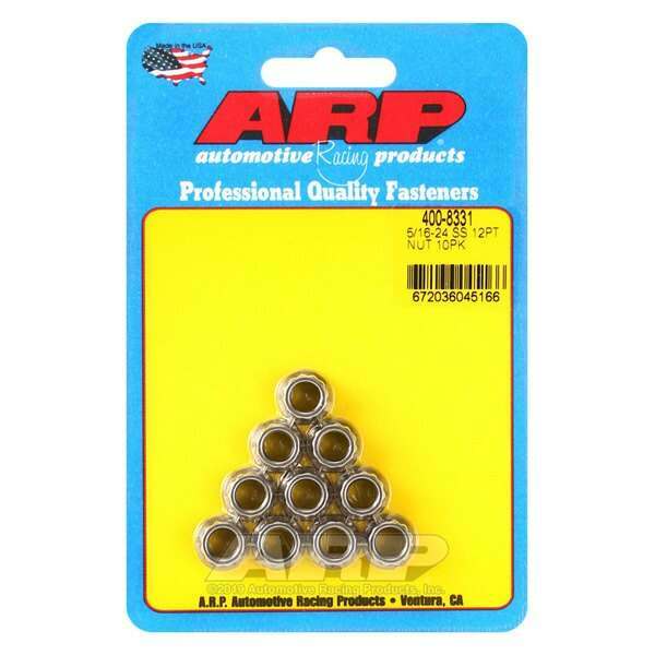 ARP 5/16-24 SS 12pt nut kit - 400-8331