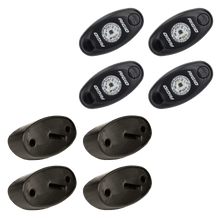 RIGID Industries Rigid A-Series Led Universal Rock Light Kit, High Power Red, Set Of 4 - 400213