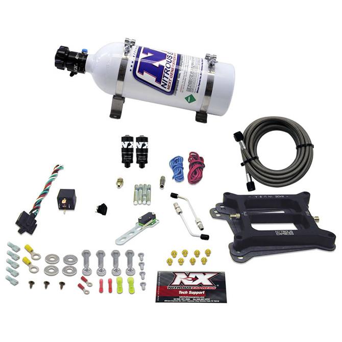 Nitrous Express 4150 Hitman Plus 4-Bbl (50-100-150-200Hp) With 5Lb Bottle - 40041-05