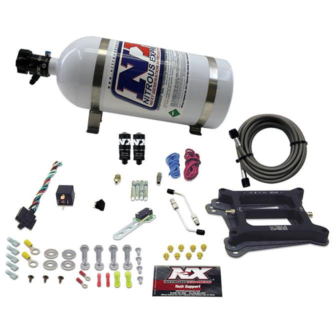 Nitrous Express 4150 Hitman Plus 4-Bbl (50-100-150-200Hp) With 10Lb Bottle - 40041-10