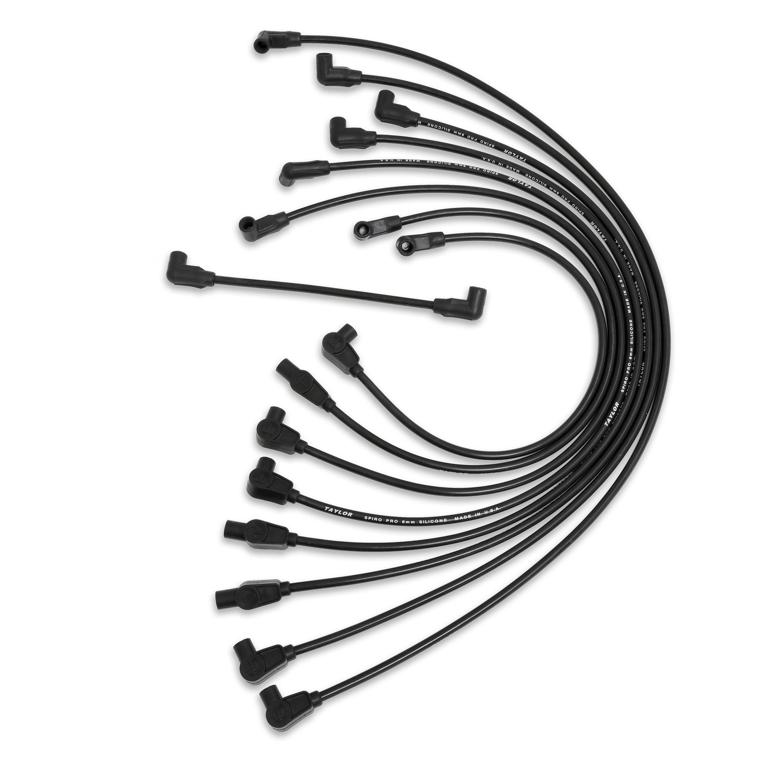 TAYLOR CABLE 8mm Spiro-Pro custom 8 cyl black - 74011