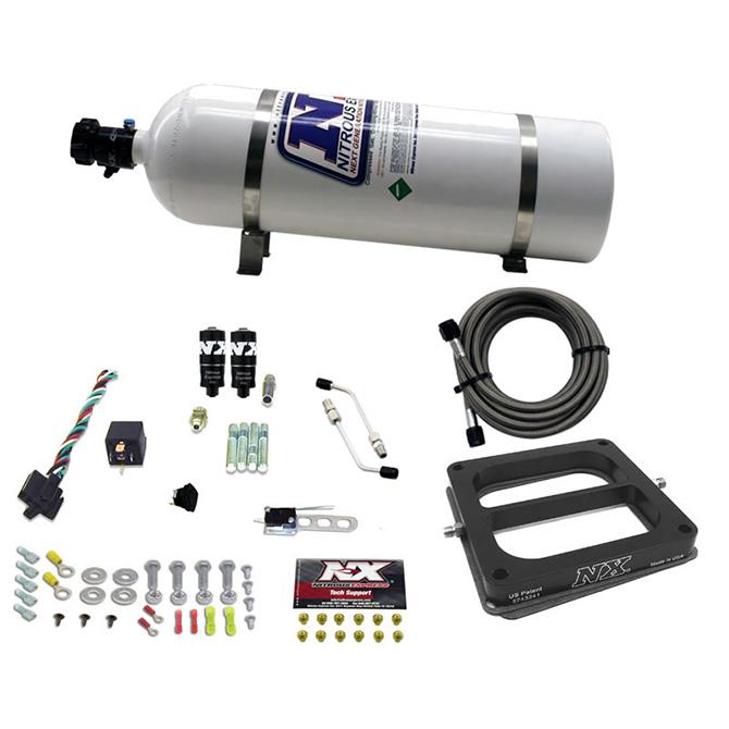 Nitrous Express Dominator Hitman Plus (50-100-150-200Hp) With 15Lb Bottle - 40071-15