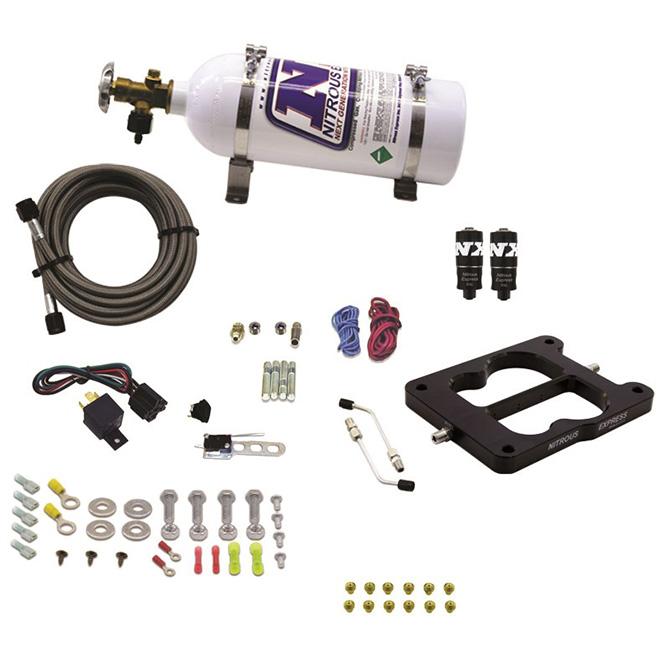 Nitrous Express Q-Jet/Holley Spread Bore Hitman (100-150-200Hp) With Composite Bottle - 40080-12