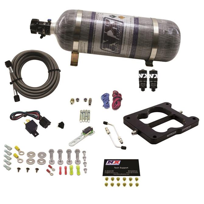 Nitrous Express Q-Jet/Holley Spread Bore Hitman Plus With Composite Bottle - 40081-12