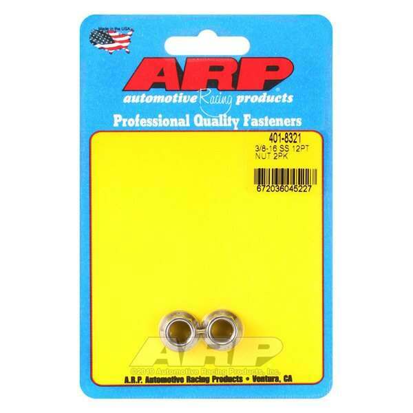 ARP 3/8-16 SS 12pt nut kit - 401-8321