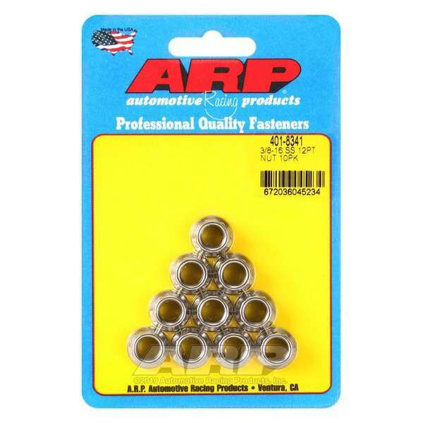 ARP 3/8-16 SS 12pt nut kit - 401-8341