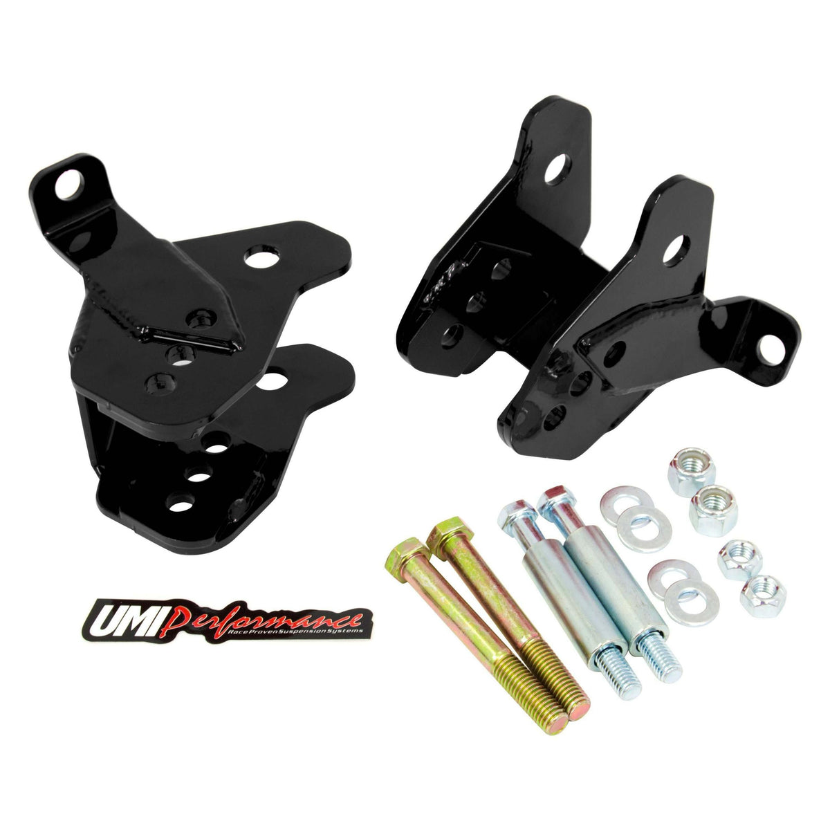 UMI Performance 1964-1972 GM A-Body Rear Control Arm Relocation Brackets - Bolt-In - 4012-B