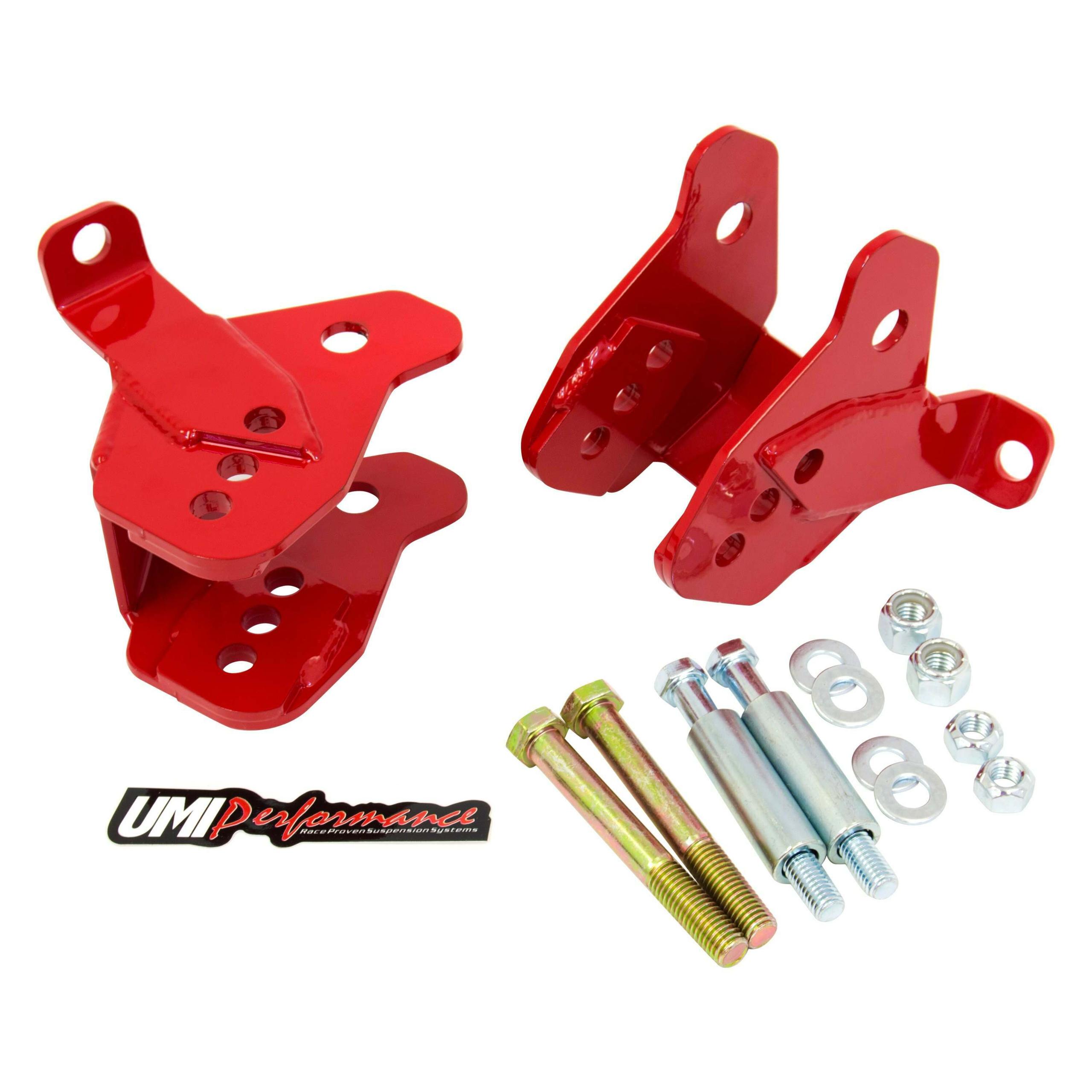 UMI Performance 1964-1972 GM A-Body Rear Control Arm Relocation Brackets - Bolt-In - 4012-R