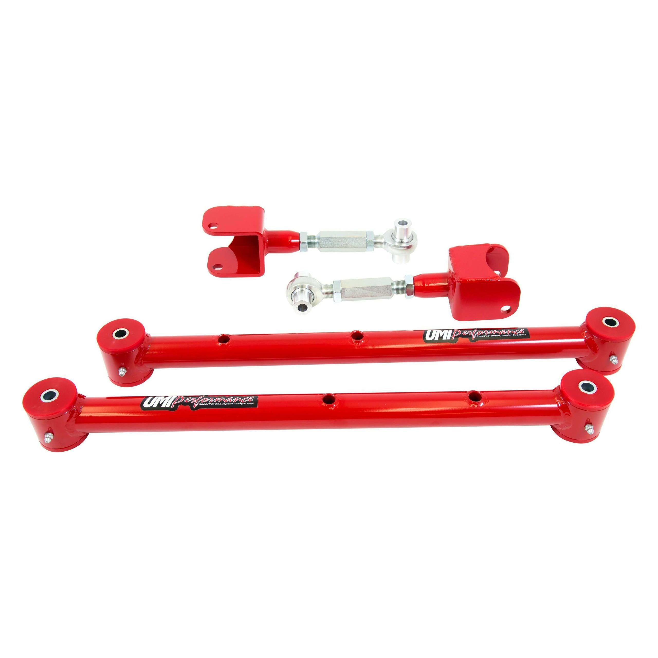 UMI Performance 1968-1972 GM A-Body Lower Control Arm & Adjustable Upper Control Arm Kit - 401517-R