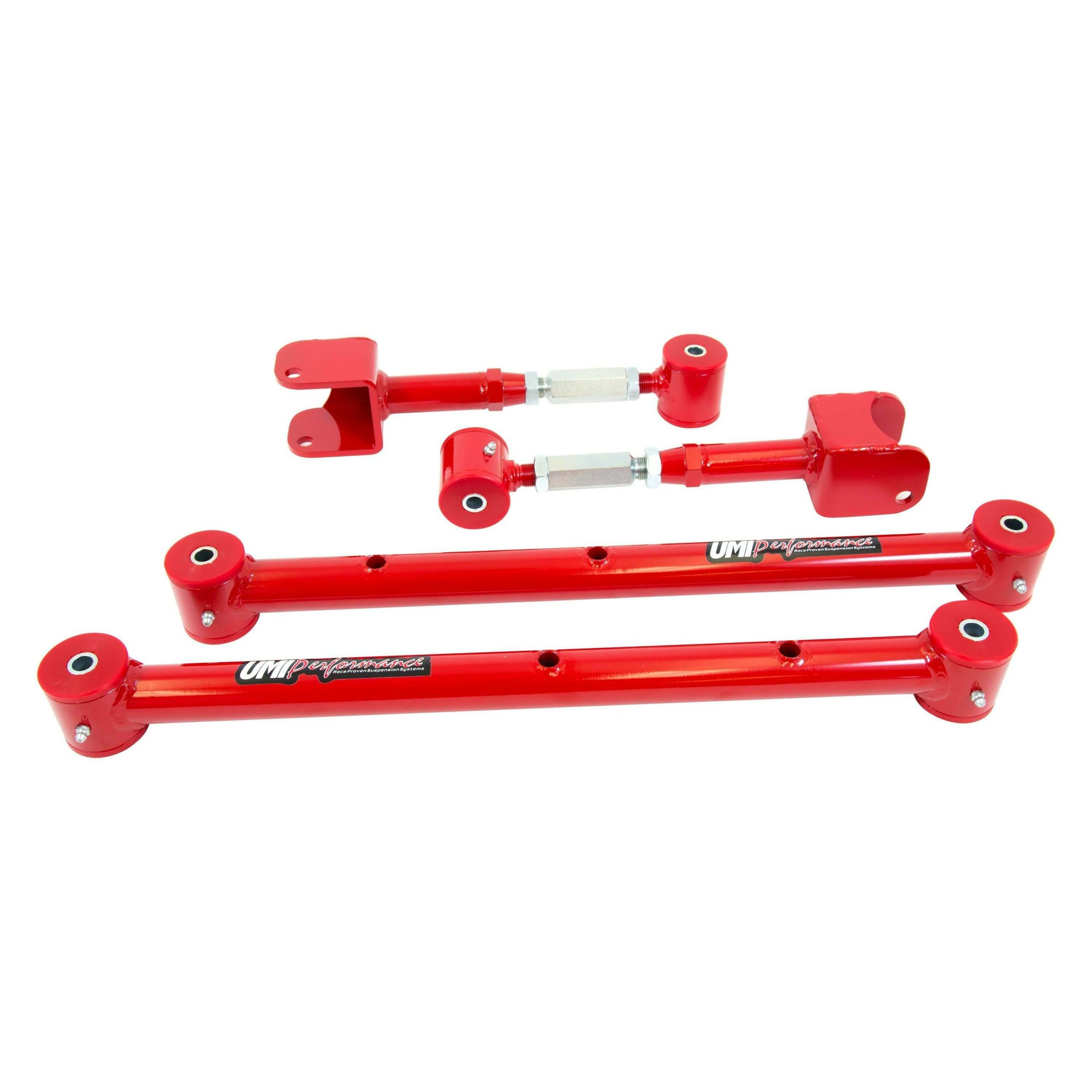 UMI Performance 1964-1967 GM A-Body Lower Control Arm & Adjustable Upper Control Arm Kit - 401526-R