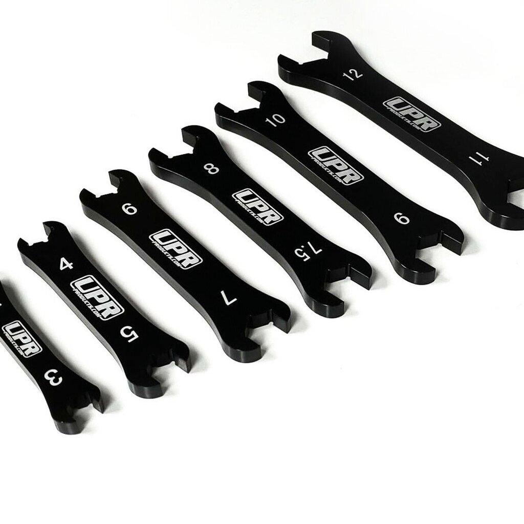 UPR 7075 Billet Aluminum Black Phantom 6pc AN Wrench Set - 4016-07