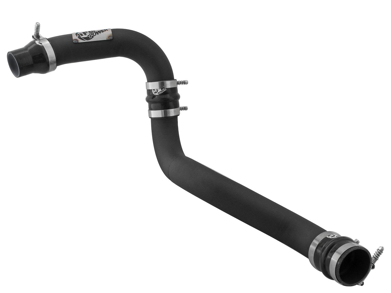 AFE BladeRunner 3 IN Aluminum Hot and Cold Charge Pipe Kit Black (2011-2016 Silverado 2500 HD, Silverado 3500 HD, Sierra 2500 HD, Sierra 3500 HD) - 46-20114-B