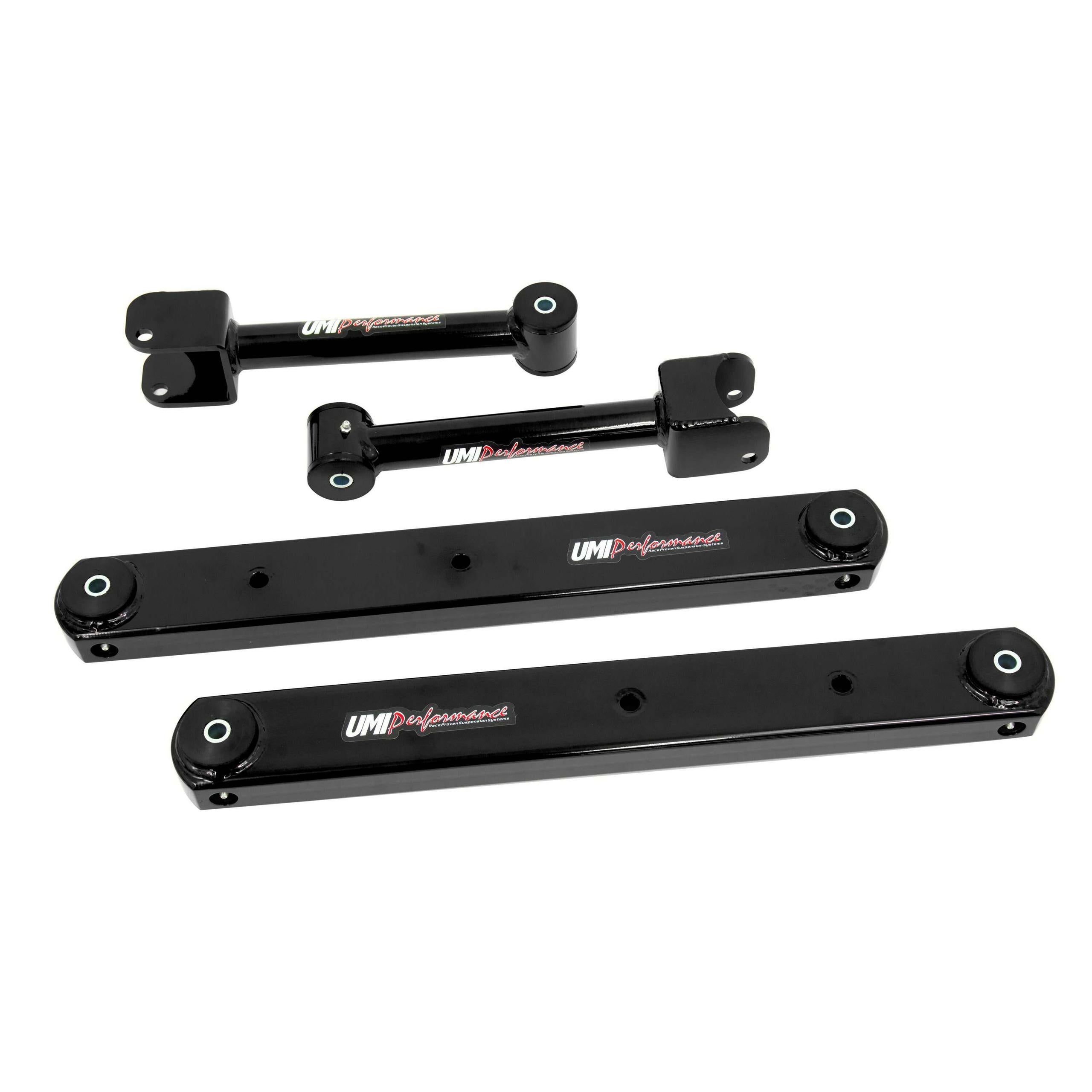 UMI Performance 1964-1967 GM A-Body Rear Control Arm Kit, Fully Boxed Lowers - 402118-B