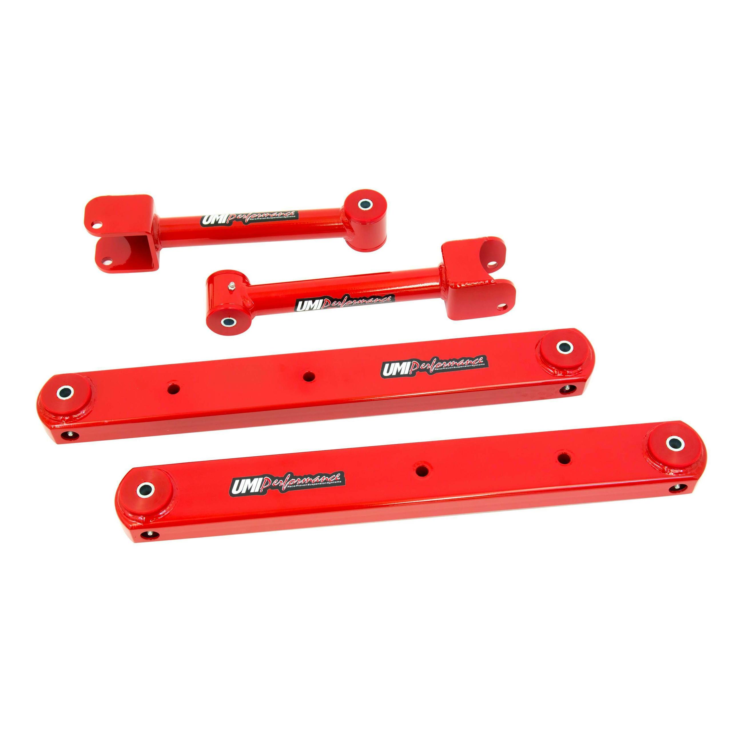 UMI Performance 1964-1967 GM A-Body Rear Control Arm Kit, Fully Boxed Lowers - 402118-R