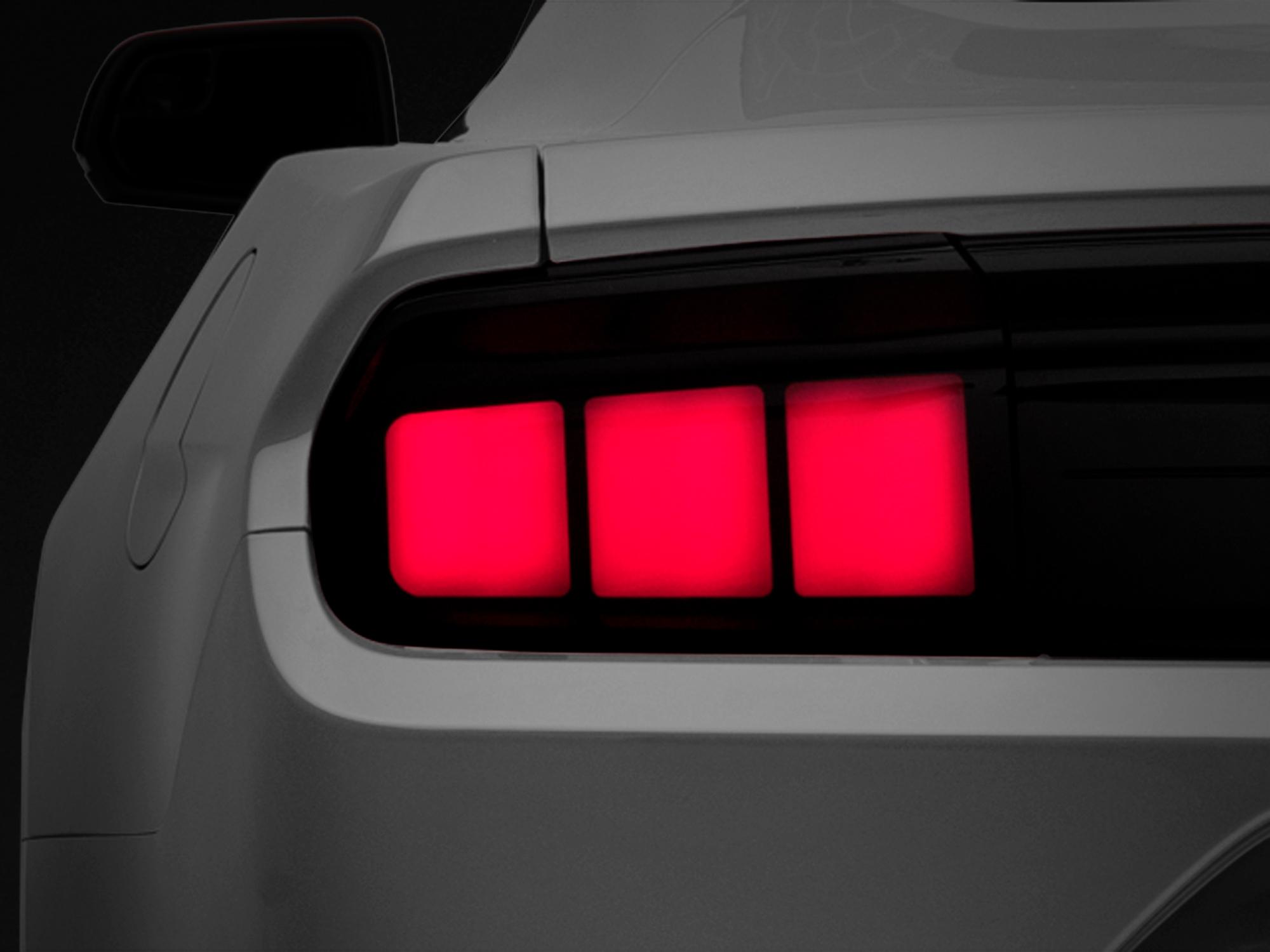 Raxiom 15-23 Ford Mustang Profile LED Tail Lights - Gloss Black Housing (Smoked Lens) - 402183