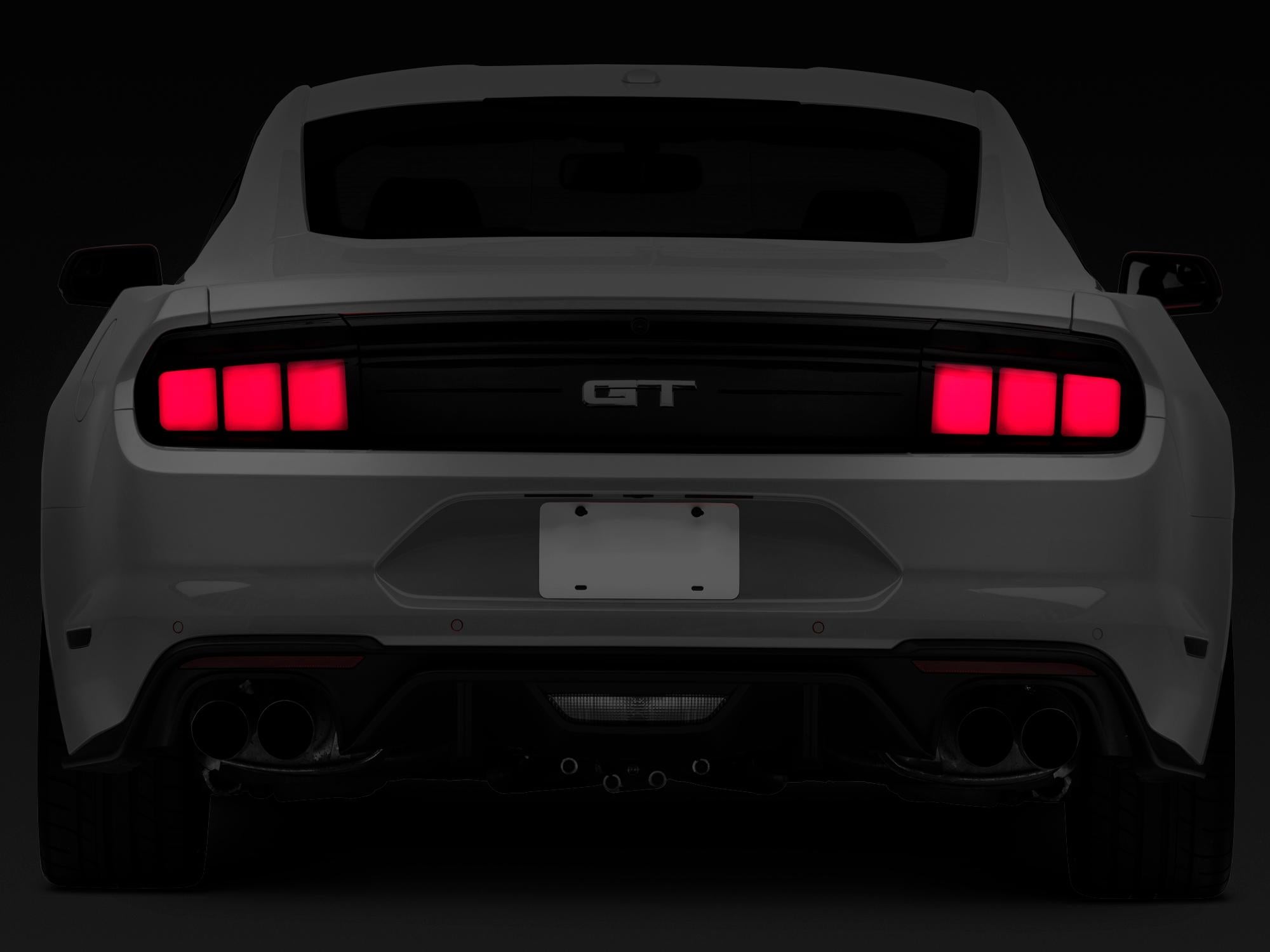 Raxiom 15-23 Ford Mustang Profile LED Tail Lights - Gloss Black Housing (Smoked Lens) - 402183