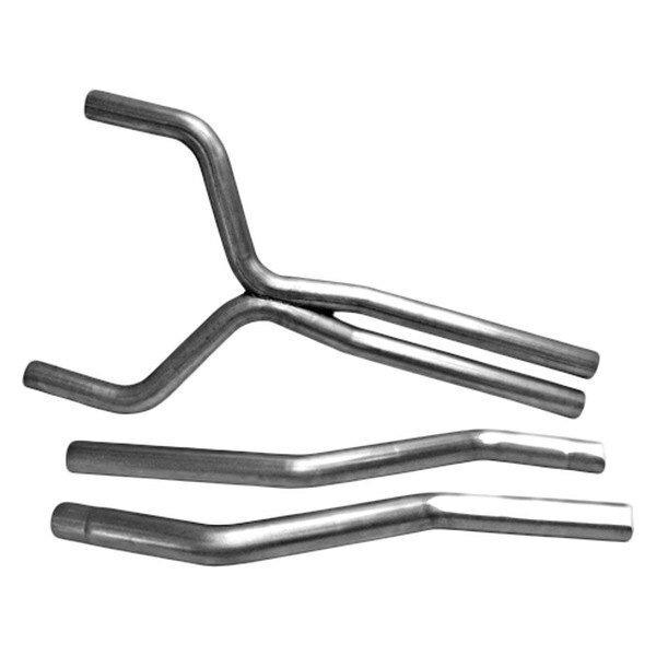 BBK Camaro V6 2-1/2 Mid X Pipe (Aluminized) (2010-2015 Camaro) - 4024