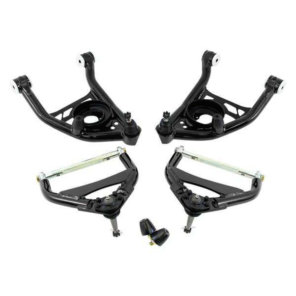 UMI Performance 1964-1972 GM A-Body Tubular Upper & Lower Front A-Arm Kit- Delrin Bushings - 403256-3-B