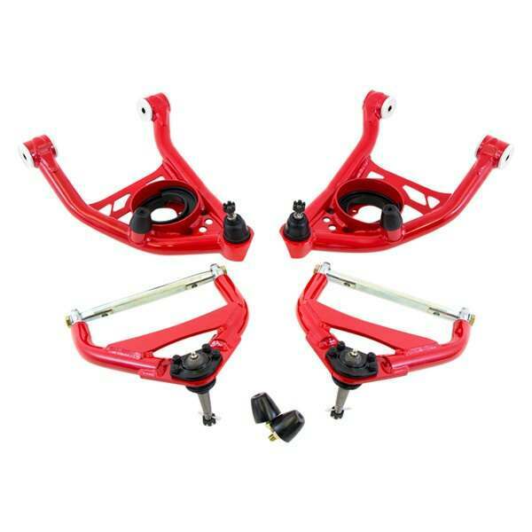 UMI Performance 1964-1972 GM A-Body Tubular Upper & Lower Front A-Arm Kit- Delrin Bushings - 403256-3-R