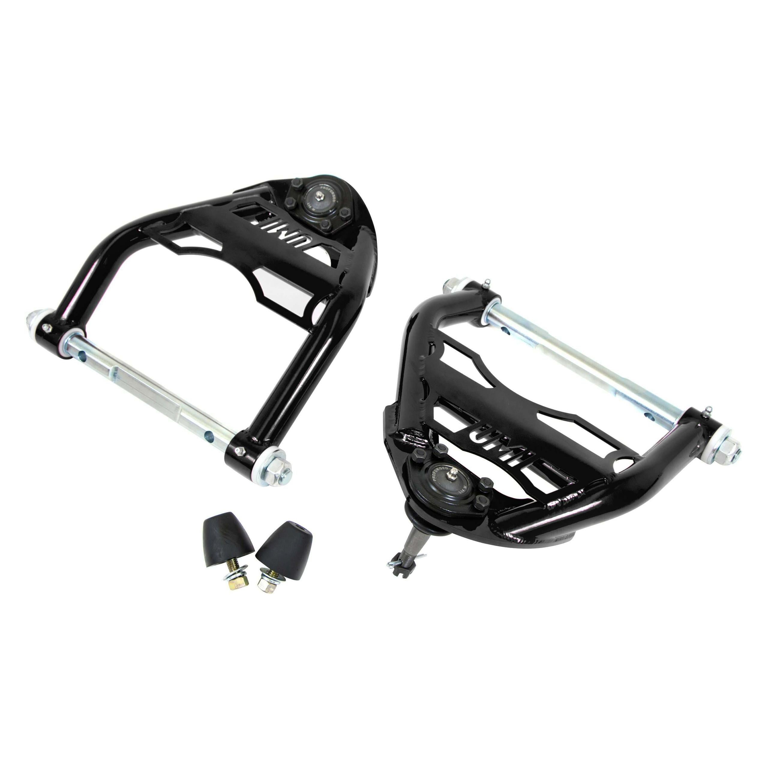 UMI Performance 1964-1972 A-Body Tubular Front Upper A-arms, ½” Taller Ball Joints - 4033-1-B