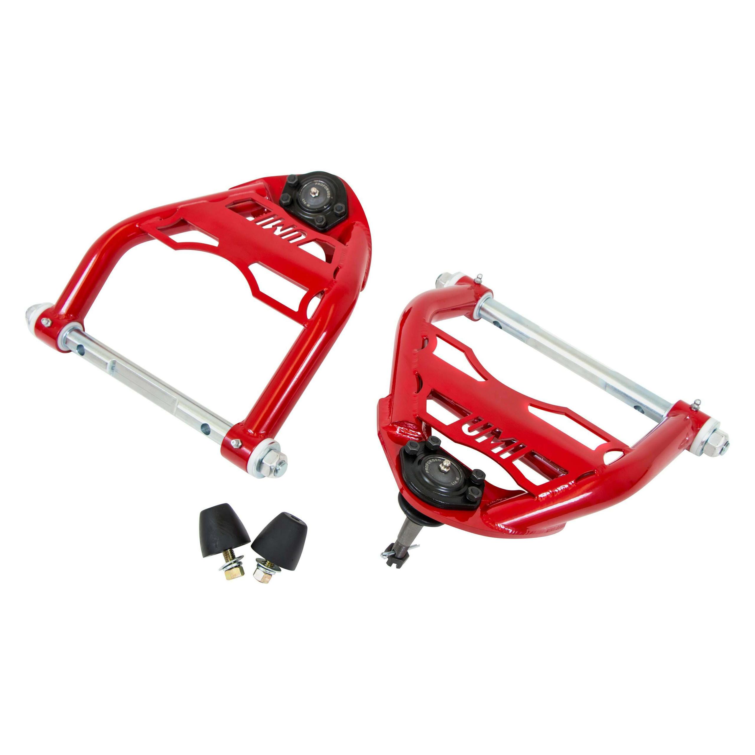 UMI Performance 1964-1972 A-Body Tubular Front Upper A-arms, ½” Taller Ball Joints - 4033-1-R