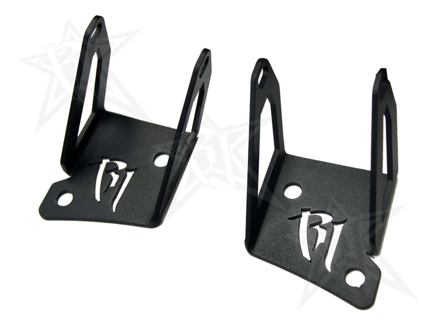 Rigid Industries A-Pillar 2007 Jeep Wrangler Jeep JK - A-Pillar Mount Kit - Mounts set of Dually/D2