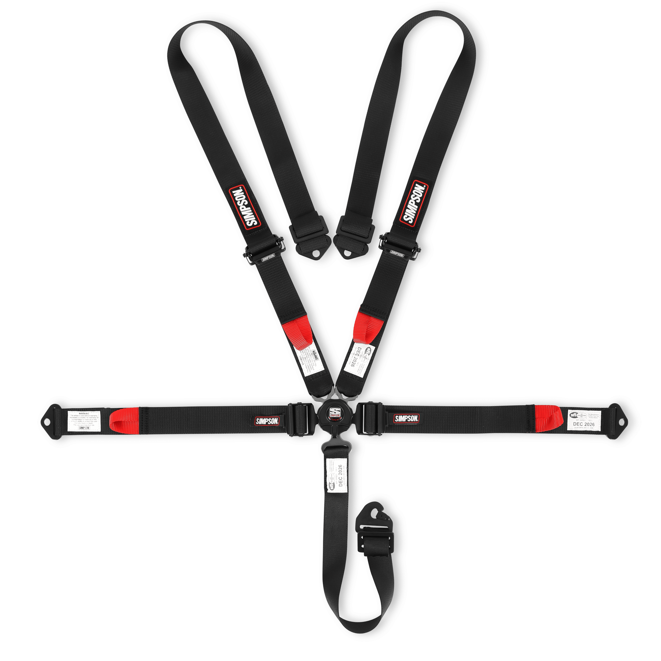 Simpson Racing CAMFX 5PT 2x2" Harness - 1CFXD52KB