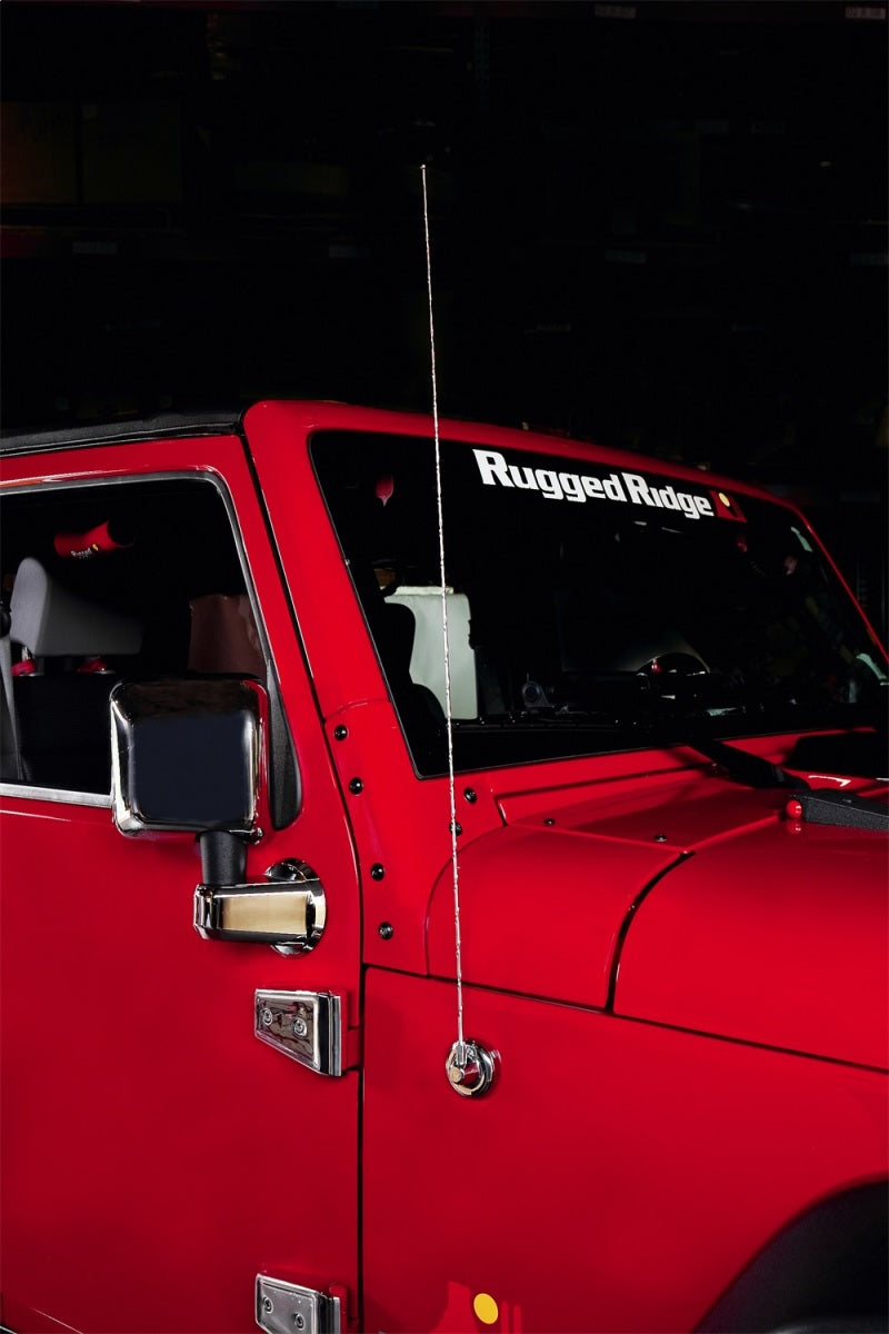 Rugged Ridge This Chrome Antenna Base Cover From Rugged Ridge Fits 07-18 Jeep Wrangler - 13311.26