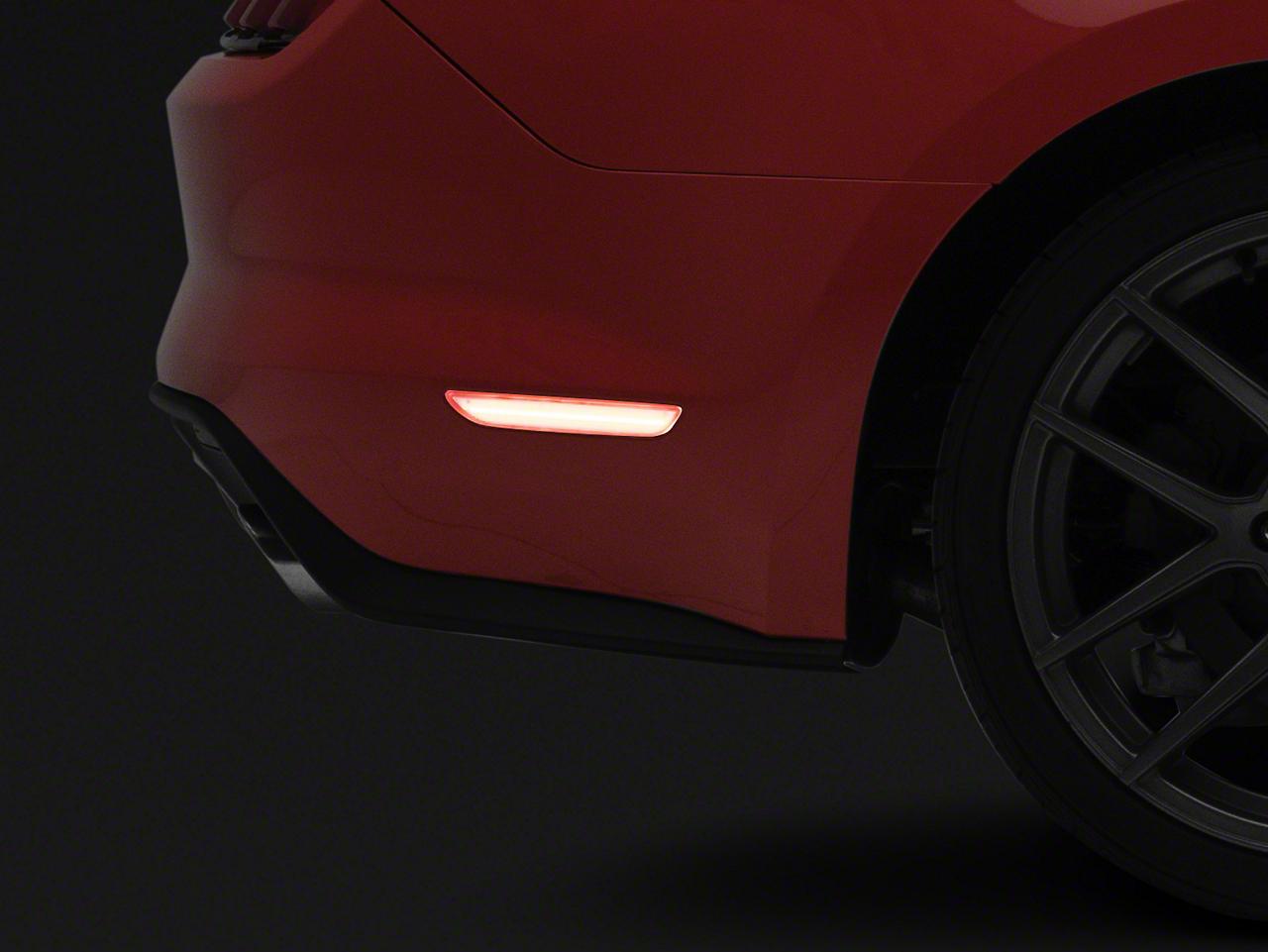 Raxiom Axial Series Led Side Marker Lights; Rear; Clear (2015-2023 Mustang) - 404230