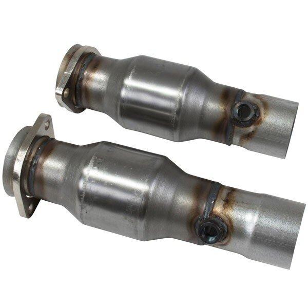 BBK 2-3/4" Short Mid Pipes W/High Flow Converters For BBK 4044/0 Long Tube Headers (2016-2019 Camaro SS V8) - 40441