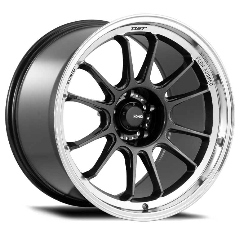 Konig Hypergram 18X9.5 5X114.3 Et25 Metallic Carbon W/ Machined Lip - HG98514256