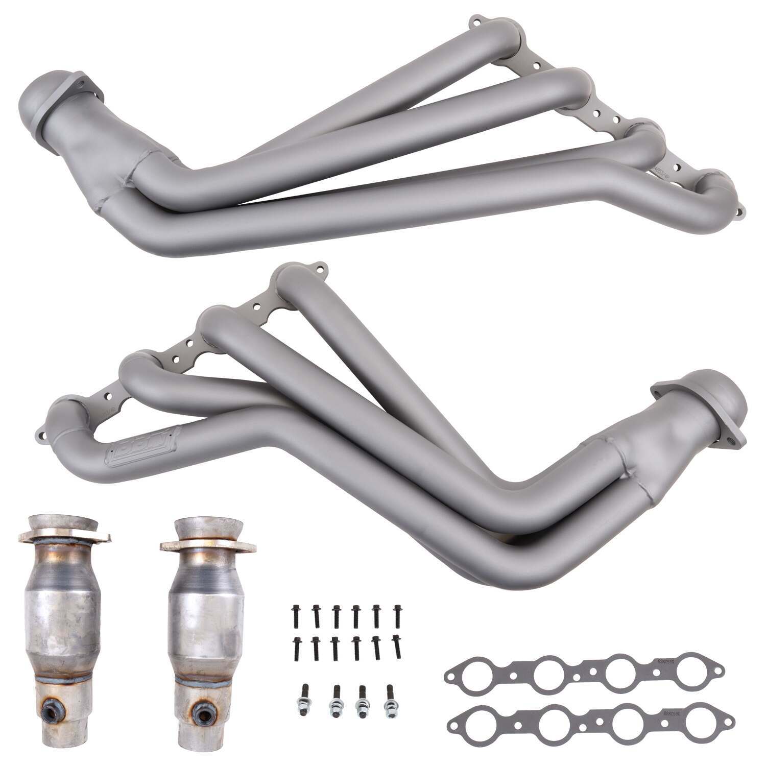 BBK Camaro Ls3/L99 1-7/8 Long Tube Headers W/Cats System (Titanium Ceramic) (2010-2015 Camaro) - 4054