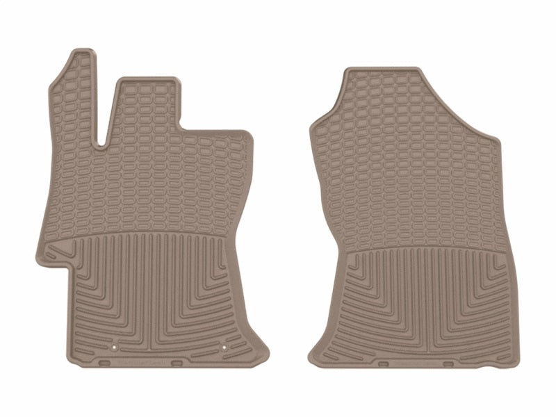 WeatherTech 18-23 Subaru Crosstrek 1st Row Front All-Weather Floor Mats - Tan