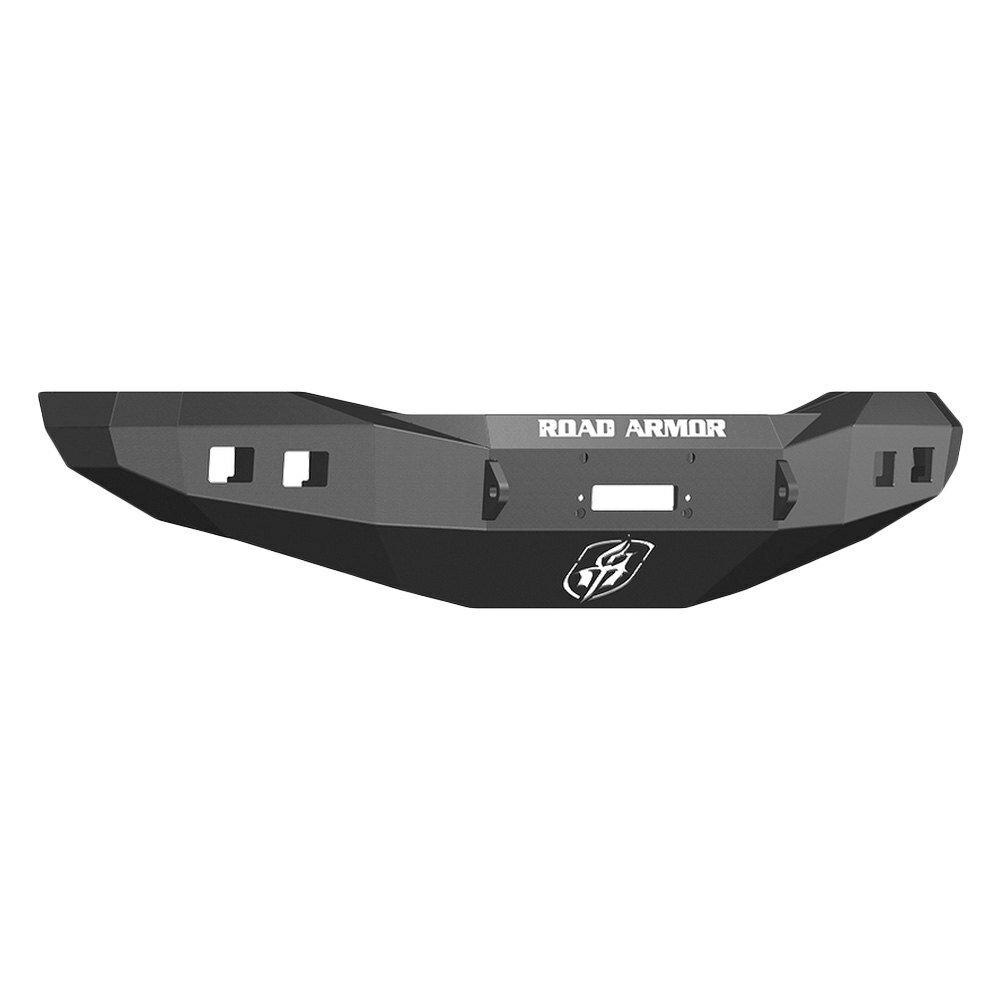 Road Armor Stealth Front Winch Bumper - Texture Black WARN M12000, Smittybilt XRC (2006-2009 2500, 3500, 4500, 5500) - 406R0B