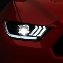 Raxiom 15-17 Ford Mustang GT350 GT500 LED Projector Headlights- Blk Housing (Clear Lens) - 407613