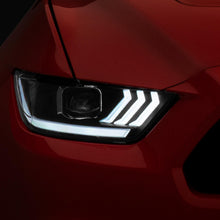 Raxiom 15-17 Ford Mustang GT350 GT500 LED Projector Headlights- Blk Housing (Clear Lens) - 407613