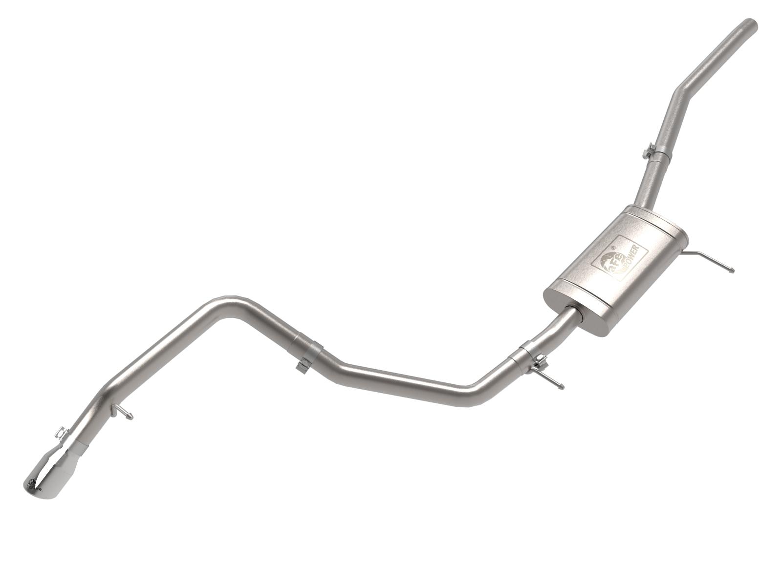AFE Vulcan Series 2-1/2 IN 304 Stainless Steel Cat-Back Exhaust w/ Polished Tip Ford Maverick 22-23 L4-2.0L (t) - 49-33145-P