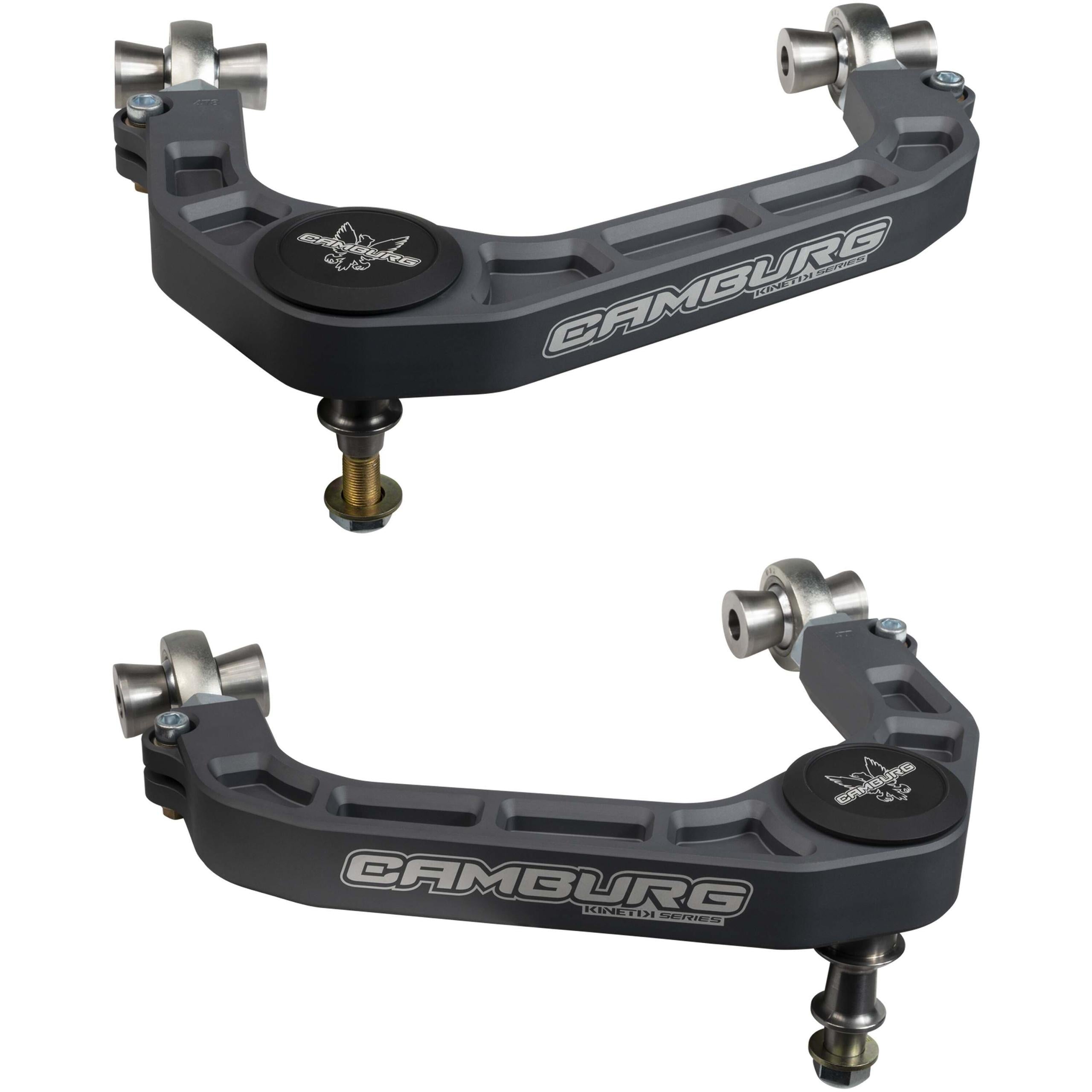 Camburg Kinetik V2 Performance Billet Uniball Upper Arms (2021-2025 Ford F-150) - CAM-110211-GRY