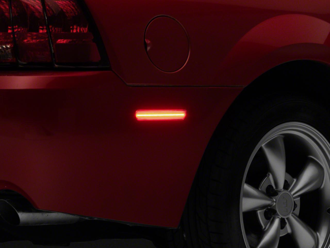 Raxiom Axial Series Led Rear Side Marker Lights; Red (1999-2004 Mustang) - 408819
