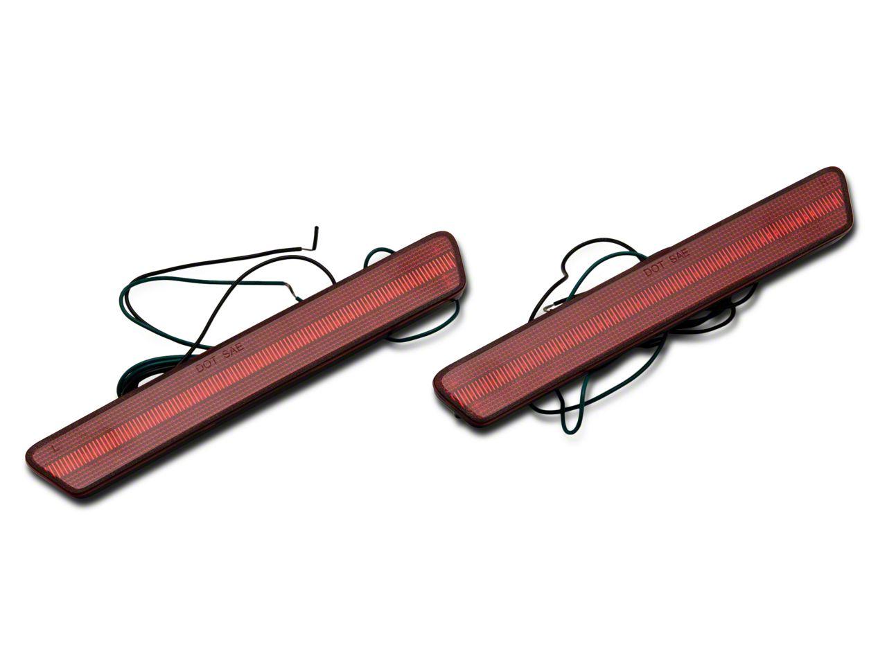 Raxiom Axial Series Led Rear Side Marker Lights; Red (1999-2004 Mustang) - 408819