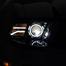 Raxiom 13-14 Ford Mustang LED Halo Projector Headlights- Black Housing (Clear Lens) - 408997