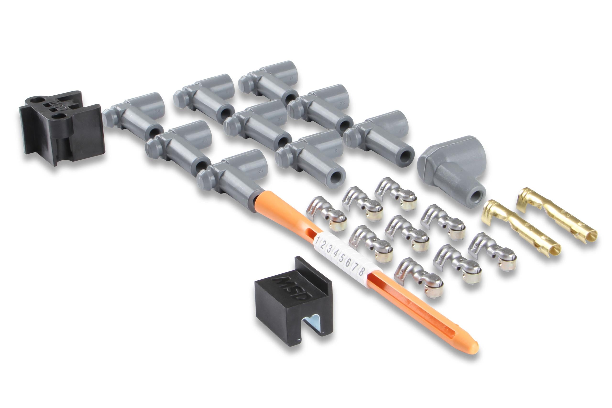 Msd 31223 Wire Set, Black Super Conductor, Universal 8-Cyl., 90° Plug/90° Plug