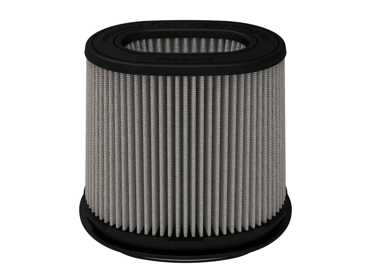 AFE Momentum Intake Replacement Air Filter w/ Pro DRY S Media (6-3/4 x 4-3/4) IN F x (8-1/2 x 6-1/2) IN B x (7-1/4 x 5) IN T (Inverted) x 7-1/4 IN H - 20-91206D