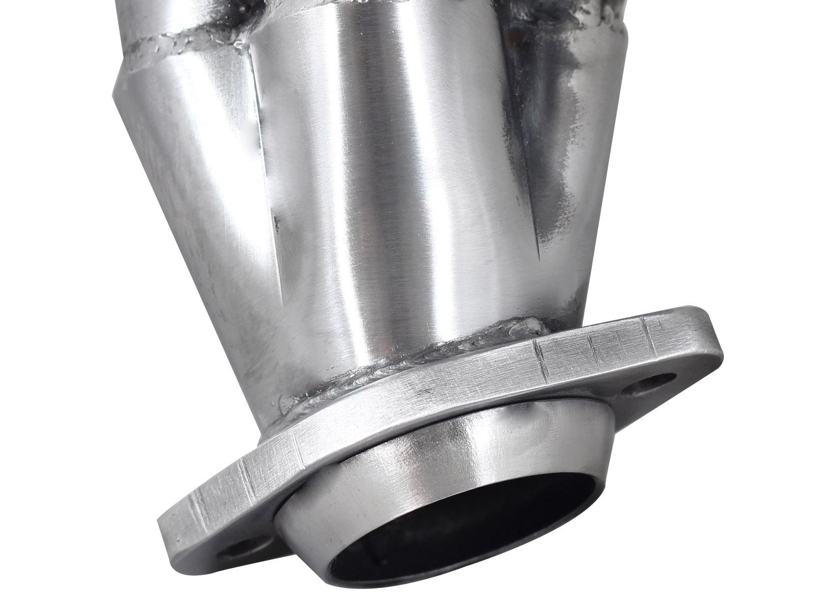 AFE Twisted Steel 409 Stainless Steel Short Tube Header (Jeep Cherokee (XJ)/Wrangler (YJ/TJ) 91-02 L4-2.5L) - 48-46206