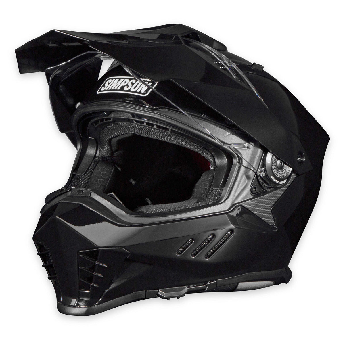 Simpson Racing Motorcycle Xcursion Bandit Helmet - Black - XB2XS